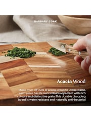 Barbary & Oak Brown Chevron Chopping Board - Image 5 of 10