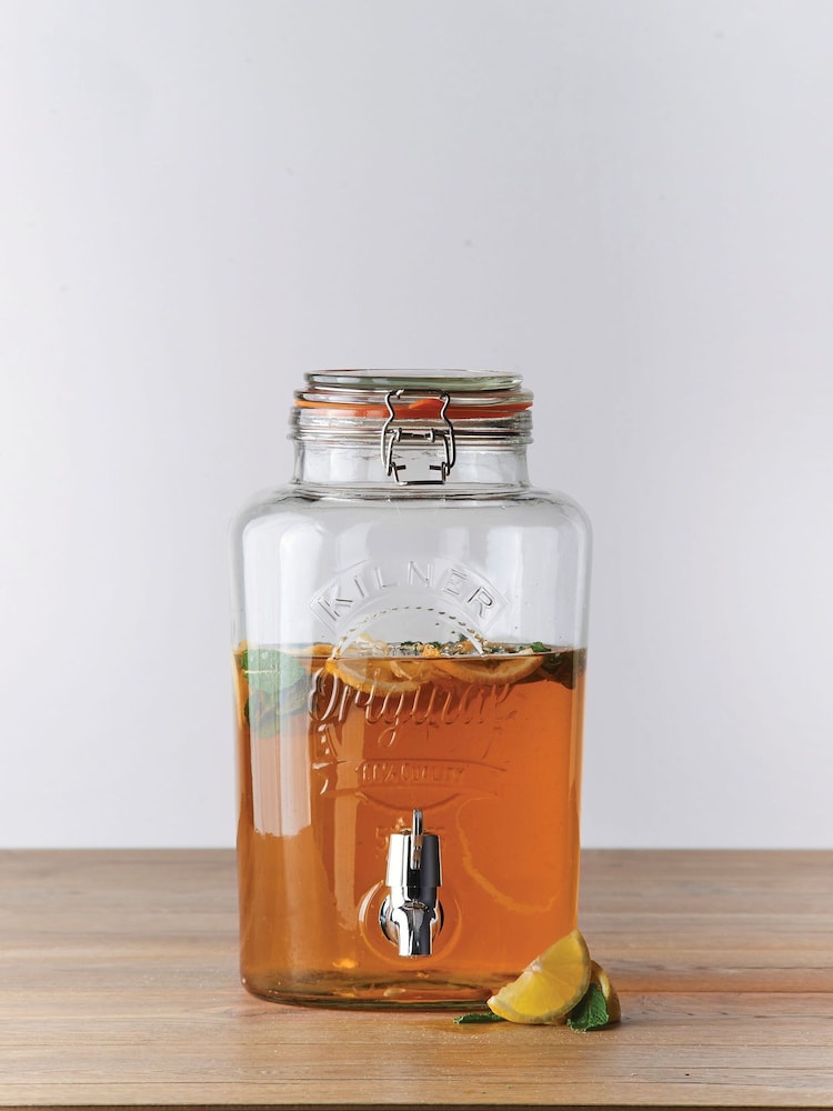 Kilner Clip Top 5 Litre Drinks Dispenser Barware - Image 1 of 2