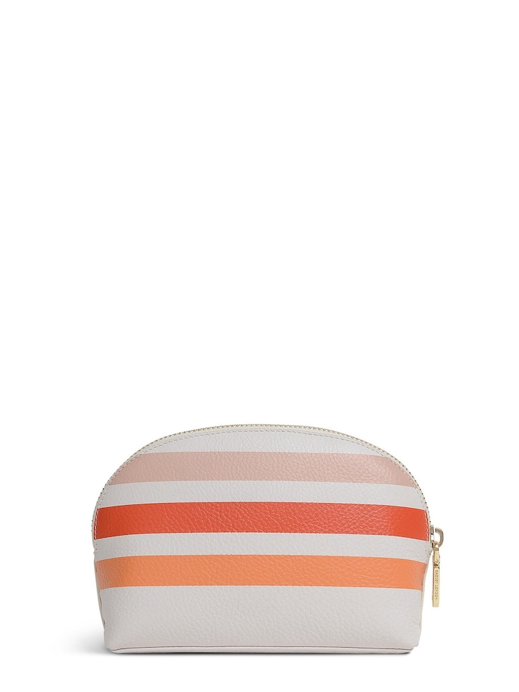 Radley London Summer Stripes Medium Cosmetic Pouch - Image 2 of 3 Radley London Summer Stripes Medium Cosmetic Pouch - Image 2 of 3