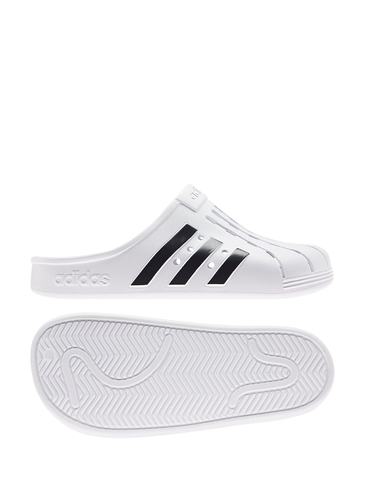 Blanco - adidas Ropa deportiva Zuecos de Adilette - Imagen 2 de 9