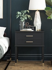 CosmoLiving Black Westerleigh 1 Draw Side Table - Image 4 of 6