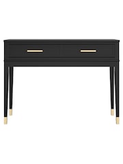 CosmoLiving Black Westerleigh 2 Drawer Console Table - Image 3 of 4