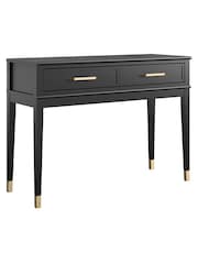 CosmoLiving Black Westerleigh 2 Drawer Console Table - Image 4 of 4