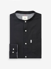Black Grandad Collar Shirt - Image 5 of 8