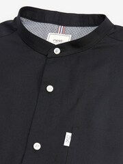 Black Grandad Collar Shirt - Image 6 of 8
