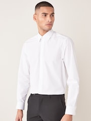White/Blue/Pink Regular Fit Easy Care Single Cuff Oxford Shirts 3 Pack - Image 4 of 15