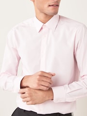 White/Blue/Pink Regular Fit Easy Care Single Cuff Oxford Shirts 3 Pack - Image 7 of 15
