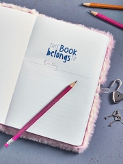 Cuaderno mullido con candado A5 con diseño de unicornio - Imagen 2 de 4