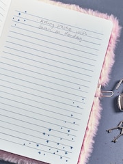 Cuaderno mullido con candado A5 con diseño de unicornio - Imagen 3 de 4