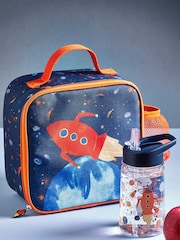 Navy Blue Space Lunch Bag And Water Bottle - Image 1 of 4