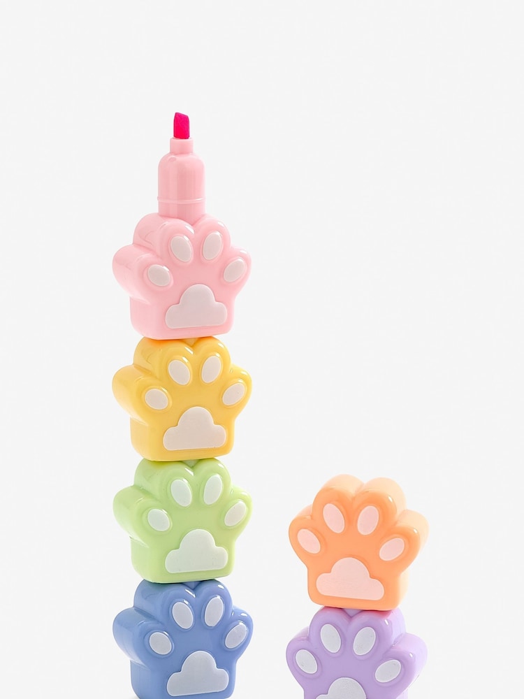 Pastel Paws Stacking Highlighter Pen - Image 3 of 4