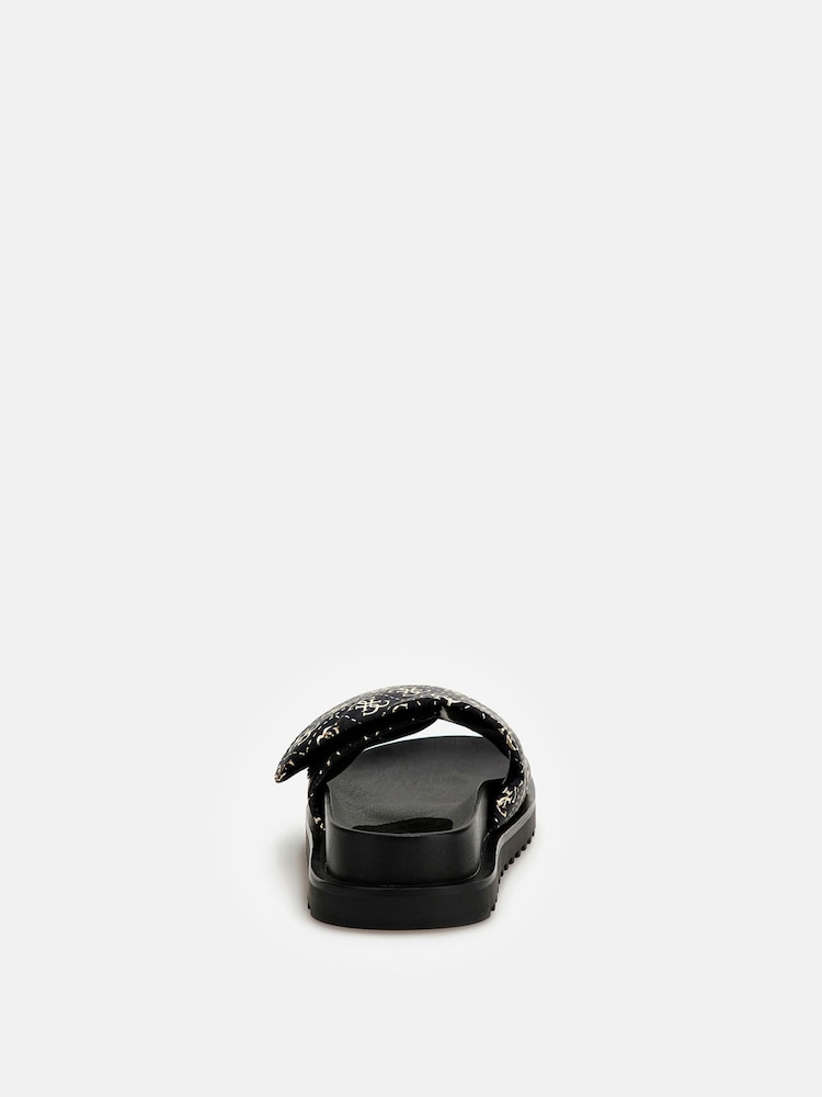 Guess FABETZY Black Slippers - Image 2 of 4