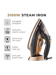 Tower Black Ceralgide 3100W Steam Iron - Image 2 of 8