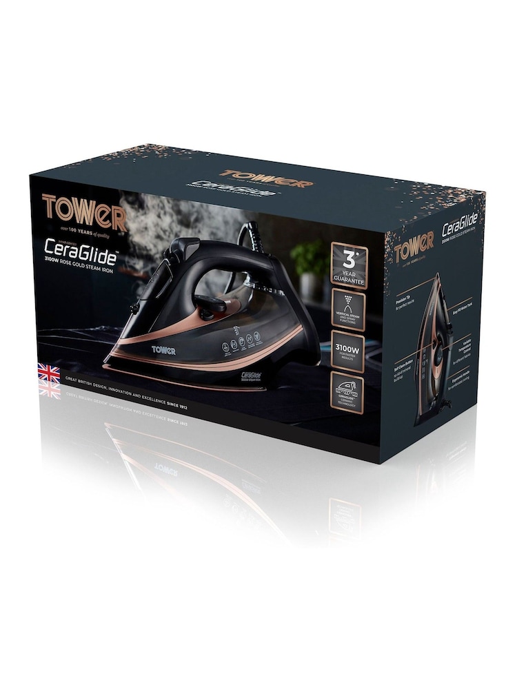 Tower Pink Ceralgide 3100W Iron - Image 5 of 5