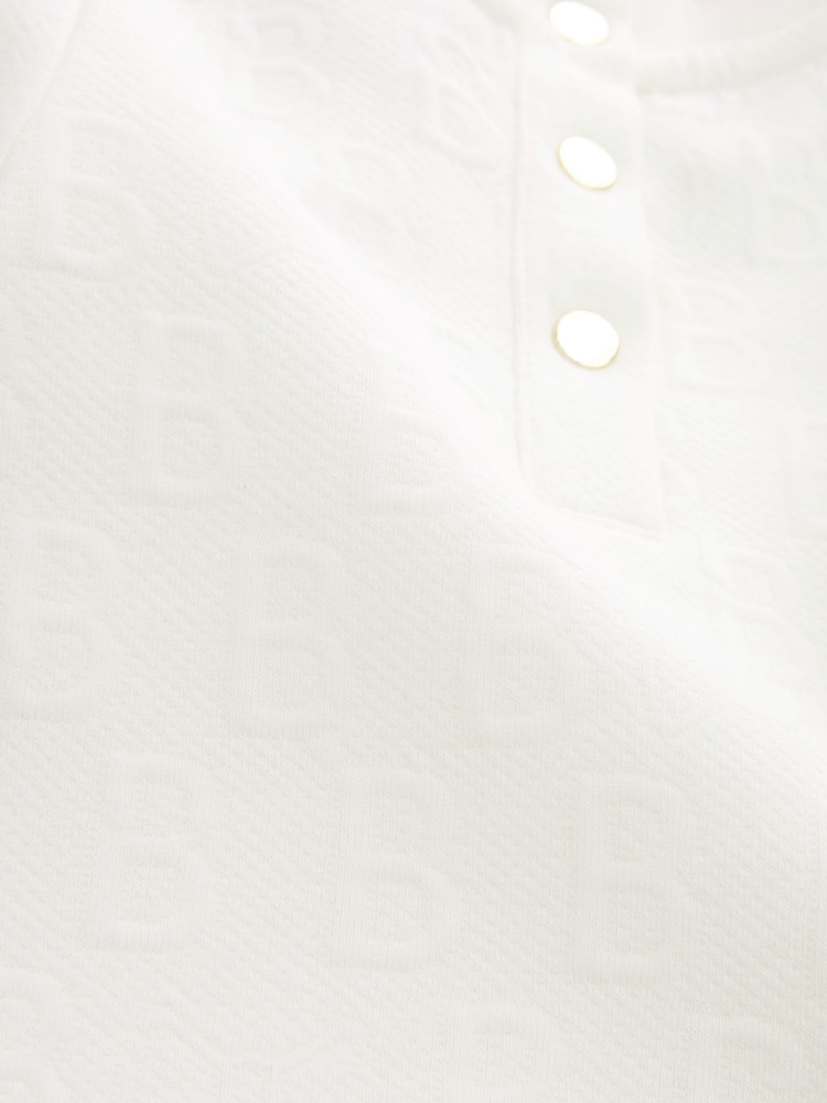 Blanc - Robe Baker By Ted Baker en jacquard - Image 5 of 8