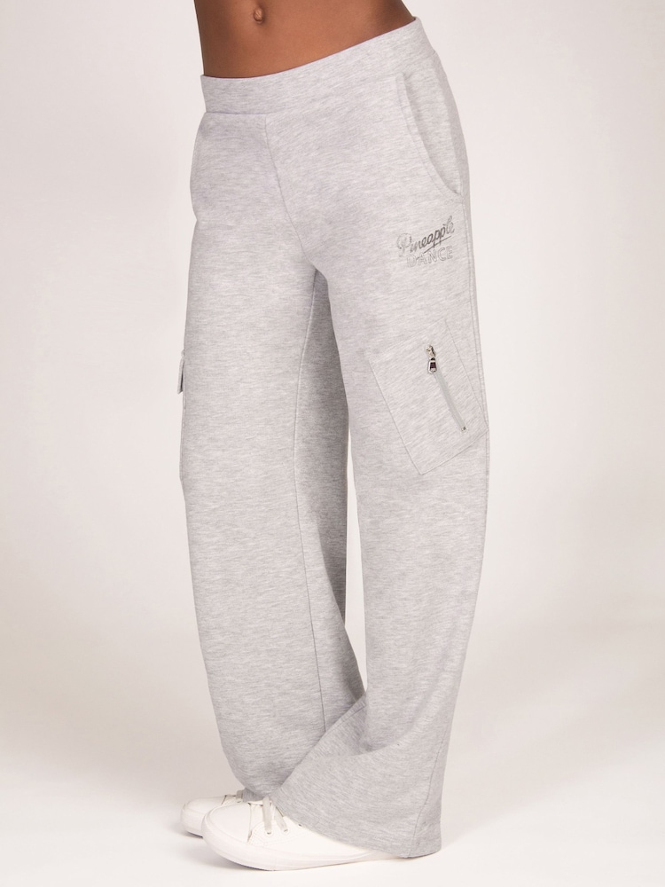 Pineapple Grey Wide Leg Cargo Joggers - Image 1 of 7 Pineapple Grey Wide Leg Cargo Joggers - Image 1 of 7
