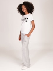 Pineapple Grey Wide Leg Cargo Joggers - Image 5 of 7