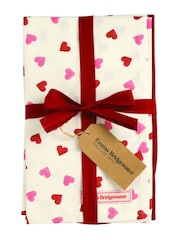 Emma Bridgewater Cream Pink Hearts 100% Cotton Oven Glove & Tea Towel - Image 2 of 4
