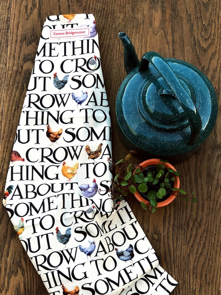 Emma Bridgewater Rise & Shine Geschirrtuch aus 100 % Baumwolle - Bild 1 von 1