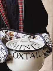 Emma Bridgewater Cream Rise & Shine 100% Cotton Double Oven Glove - Image 1 of 2