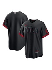 Fanatics MLB Cincinnati Reds Official Replica City Connect Black Jersey - Image 1 of 3
