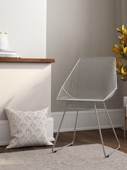 CosmoLiving Grey Ellis Lightweight Dining Chair - Image 1 of 4