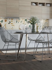 CosmoLiving Grey Ellis Lightweight Dining Chair - Image 4 of 4