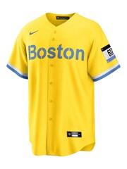 Fanatics Yellow MLB Boston Red Sox Official Replica City Connect Jersey - Image 2 of 3