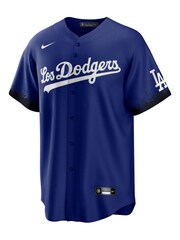 Fanatics Blue MLB Los Angeles Dodgers Official Replica City Connect Jersey - Image 2 of 3