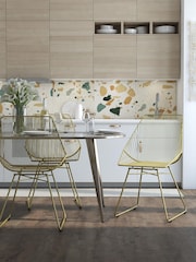 CosmoLiving Gold Ellis Lightweight Dining Chair - Image 3 of 4