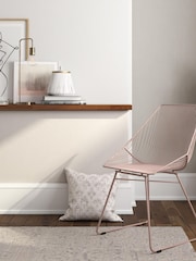 CosmoLiving Blush Pink Ellis Lightweight Dining Chair - Image 2 of 4