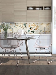CosmoLiving Blush Pink Ellis Lightweight Dining Chair - Image 3 of 4