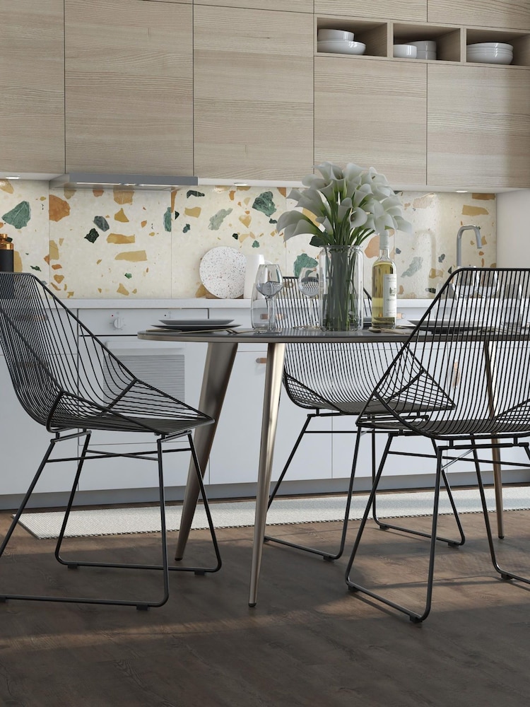 CosmoLiving Black Ellis Lightweight Dining Chair - Image 4 of 4