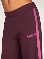 Pineapple Brown Stripe Panel Wide Leg Joggers - Image 3 of 5