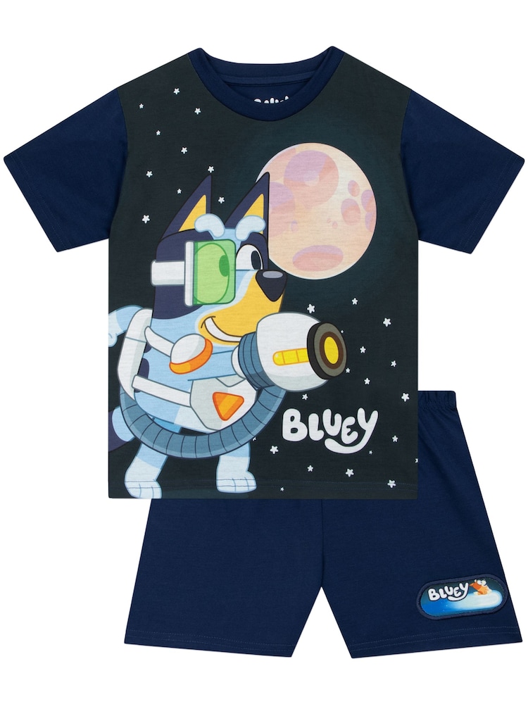 Character Blue Bluey And Bingo Short Pyjamas - Image 1 of 10