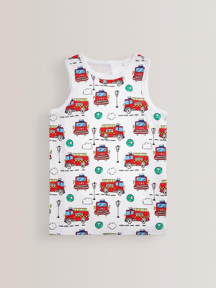 Red/Blue Emergency Vehicles Vests 5 Pack (1.5-16yrs) - Image 5 of 8
