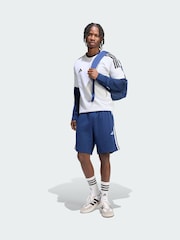 adidas Blue Essentials 3-Stripes Single Jersey Shorts - Image 1 of 5