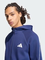 Sudadera con capucha y cremallera completa adidas Stadium con logo pequeño - Imagen 3 de 5