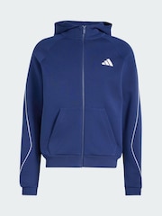 Sudadera con capucha y cremallera completa adidas Stadium con logo pequeño - Imagen 5 de 5