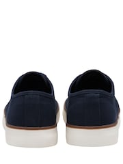 Dunlop Blue Lace Up Canvas Shoes - Image 2 of 4