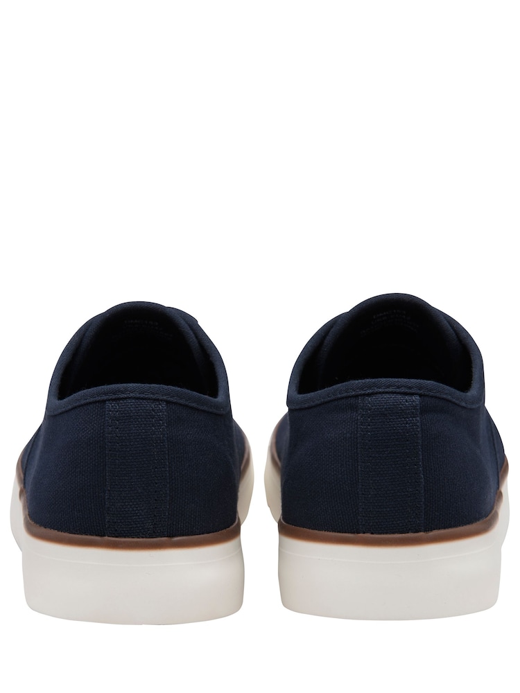 Dunlop Blue Lace Up Canvas Shoes - Image 2 of 4