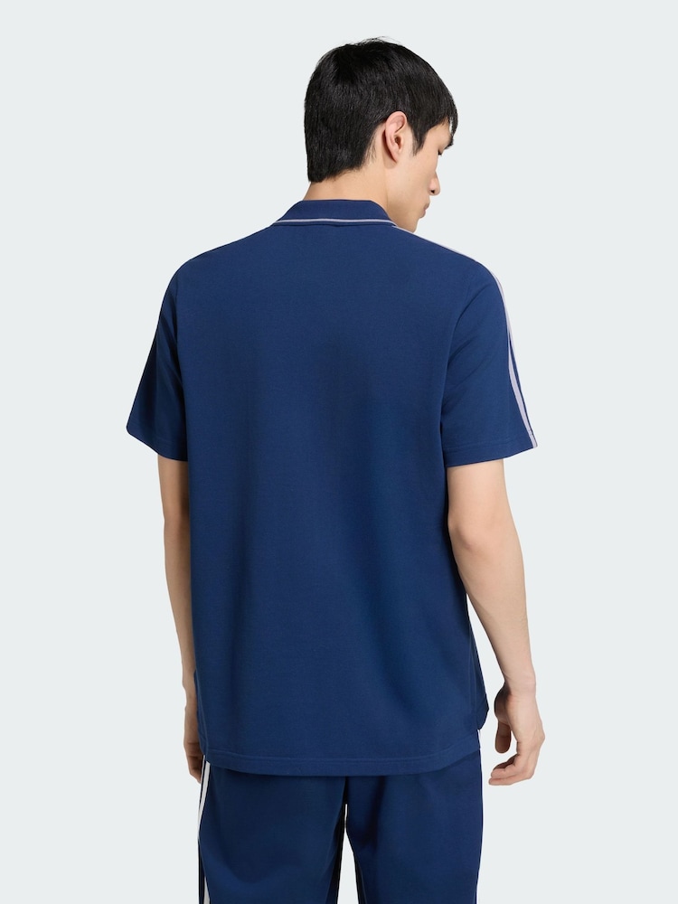 adidas Essentials 3-Stripes Pique Polo Shirt - Attēls 2 no 5