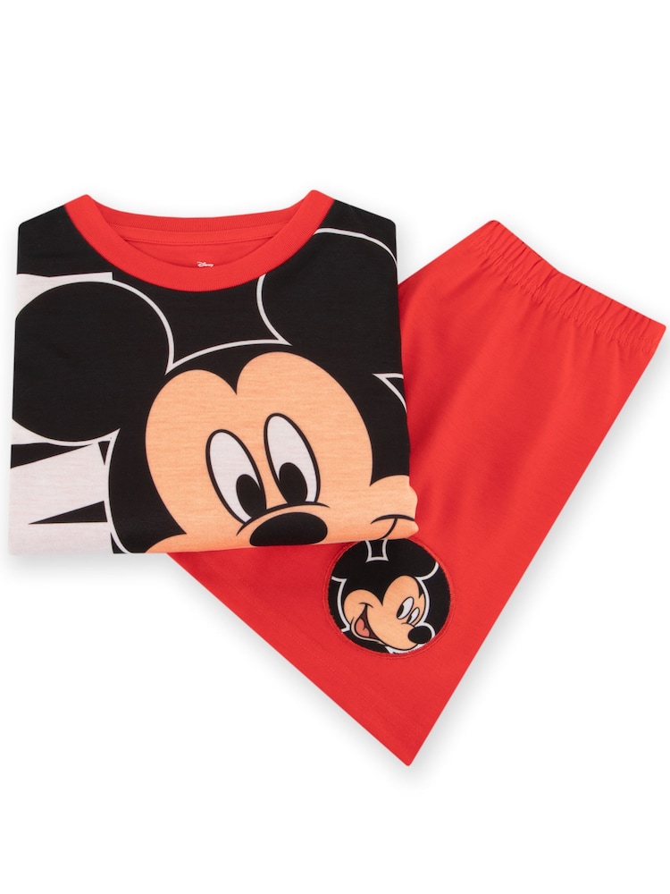 Character Red Mickey Mouse Short Pyjamas - Image 2 of 11 Character Red Mickey Mouse Short Pyjamas - Image 2 of 11