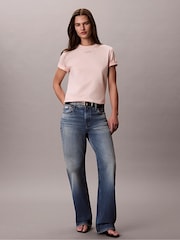 Rosa - Calvin Klein Woven Label T-Shirt - Imagen 5 de 6