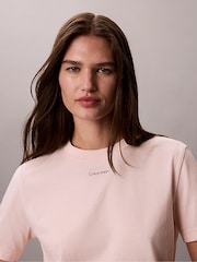 Rosa - Calvin Klein Woven Label T-Shirt - Imagen 6 de 6