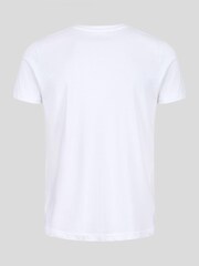 Alpha Industries Foil Print Basic 100% Cotton White T-Shirt - Image 2 of 4