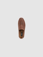 Rodd & Gunn Brown Gisborne Huarache Slip On Shoes - Image 5 of 6