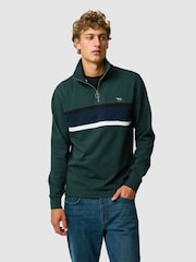 Rodd & Gunn Green Chesterfield Sweat Top - Image 1 of 6
