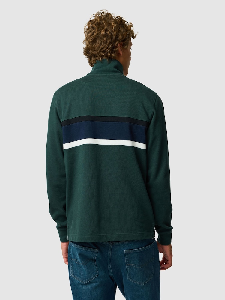 Rodd & Gunn Green Chesterfield Sweat Top - Image 2 of 6