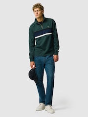 Rodd & Gunn Green Chesterfield Sweat Top - Image 3 of 6